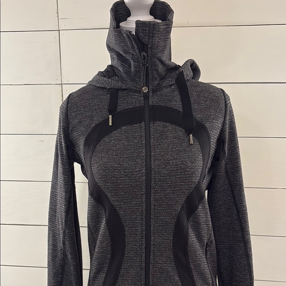 Lululemon Athletica Charcoal and Black Hoodie